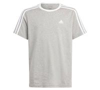Adidas Essentials 3-Streifen Cotton Loose Fit Boyfriend Mädchen T-Shirt, grau 128