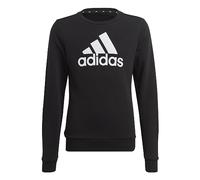 adidas Mädchen Essentials Big Logo Cotton Sweatshirt, Black/White, 7-8 Years