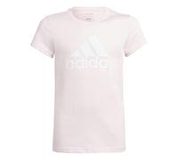 Adidas Mädchen Essentials Big Logo Cotton Tee, Clear Pink/White, 9-10 Years