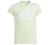 adidas Mädchen Essentials Big Logo Cotton Tee, semi Green Spark/White, 11-12 Years
