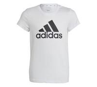 Adidas Mädchen Essentials Big Logo Cotton Tee, White/Black, 9-10 Years