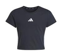 adidas Mädchen Essentials Logo Shirt, Black/White, 7-8 Years