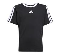 adidas - Girl's 3-Stripes Essentials T-Shirt - T-Shirt, Gr. 128, schwarz (Black/White)