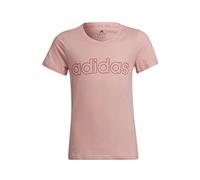 adidas Mädchen G Lin T Shirt, Glory Pink/Legacy Burgundy, 9-10 Jahre EU