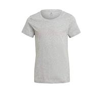 Adidas Mädchen G LIN T T-Shirt (Kurzarm), medium Grey Heather/Hazy Rose, 1314