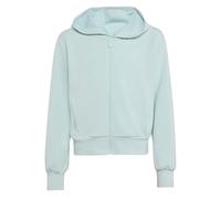 adidas Mädchen Girls Full Zip Hoodie Sweatshirt, Halo Mint, 5-6 Years