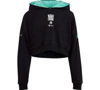 adidas Mädchen Hooded Sweat G Arkd3 Ch, Black/Easy Green, HS1604, 128