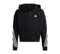adidas Mädchen Hooded Track Top G Fi 3S Fz, Black/White, IC0118, 170