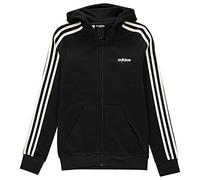 adidas Mädchen Hoody Essentials 3-Streifen Full Zip, Black/White, 140, EH6120