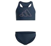 Adidas Mädchen Performance Big Bars Bikini Girls, Aurora Ink, 5-6 Years
