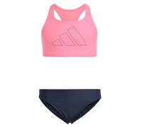 Adidas Mädchen Performance Big Bars Bikini Kids, Lucid Pink/Legend Ink, 7-8 Years