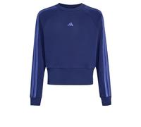 adidas Mädchen Satin Sweatshirt, Dark Blue/Dual Indigo, 13-14 Years