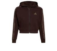 Adidas Seasonals Animal Full ZIP Hoodie Mädchen Kapuzensweater, braun 152