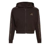 Adidas Seasonals Animal Full ZIP Hoodie Mädchen Kapuzensweater, braun 164