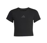 adidas Sport Icons Soft Touch Baby Tee Trainingsshirt Mädchen KB6918 - black/black 152