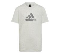 adidas Mädchen T-Shirt (Short Sleeve) G Fi Bl T, White Melange/Grey Four, IC0107, 164
