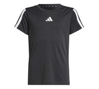 adidas Mädchen Train Essentials 3-Stripes Shirt, Black/White, 14-15 Years