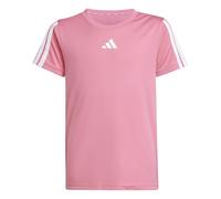 adidas Mädchen Train Essentials 3-Stripes T-Shirt T-Shirt, pink Fusion/White,