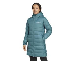 adidas Mantel Terrex Multi Light Down Hooded Parka 2.0 tealblau Damen, Größe L