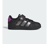 ADIDAS MARVEL AVENGERS GRAND COURT KIDS SCHUH Core Black / Iron Metallic / Purple Burst 31 1/2