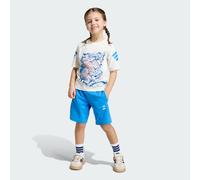 ADIDAS MARVEL AVENGERS T-SHIRT SET Off White / Ray Blue 140