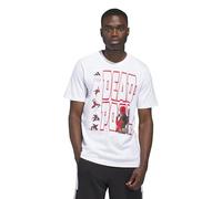 adidas Marvel Deadpool T-Shirt für Herren, Weiß/Deadpool, L