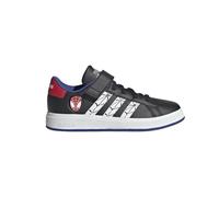 adidas Marvel Spider-Man Grand Court Unisex-Kinder Sneaker, Schwarz / Weiß / Halbschalenblau, 1.5 Little Kid