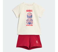 ADIDAS MARVEL SPIDER-MAN T-SHIRT-SET Off White / Active Maroon 86