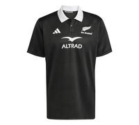adidas men all blacks supporter polo black xs