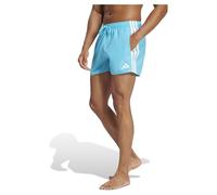 adidas Men's 3-Streifen 3-Inch Badeshorts Lucid Cyan/White 3XL