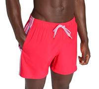 Adidas 3 Stripes Swim Shorts 5 Inch Herren Badehose, rot S