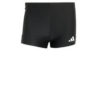 Adidas Men's 3 Stripes Swim Boxers, Black/White, L-XL