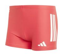 Badehose ADIDAS PERFORMANCE "3-STREIFEN 2-INCH BOXER", Herren, Gr. 8, N-Gr, semi lucid rot, weiß, Obermaterial: 78% Polyamid, 22% Elasthan, Badehosen Badehose (25127054-8) semi lucid rot, weiß