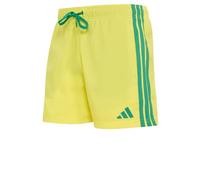 adidas Men's 3 Stripes Swim Shorts 5 INCH, Bright Yellow/Bold Green, L