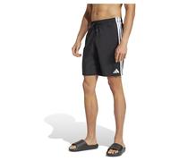 3-Streifen 8-Inch Badeshorts Herren Black/White-L