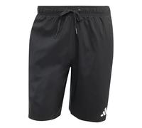 Badeshorts ADIDAS PERFORMANCE "3S BLD SH 8IN", Herren, Gr. M, N-Gr, schwarz-weiß (schwarz, weiß), Obermaterial: 100% Polyester, Badehosen Badeshorts (81719315-M) schwarz, weiß