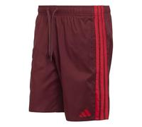 adidas Men's 3 Stripes Swim Shorts 8 INCH, Shadow red/Better Scarlet, 4XL