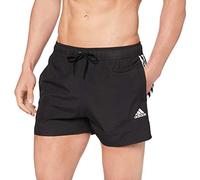 adidas Herren 3-Streifen CLX Badeshorts, Black, 10