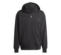 adidas Men's All SZN Fleece Full Zip Hoodie, Black, XXL