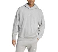 Adidas Herren Hoodie – All SZN French Terry – mittelgrau meliert – Größe L