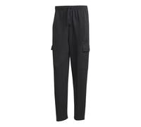 adidas Men's All SZN French Terry Loose Cargo Open Hem Pants, Black, XXL
