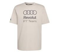 adidas Men's Audi Formula ONE Team DNA Graphic Tee, Chalk Pearl, M