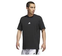 adidas Men's Basketball Graphic T-Shirt Black/White M