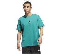 adidas Men's Basketball Graphic T-Shirt Pure Teal/Black L
