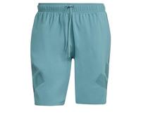 adidas Men's Big Bars Shorts, 8 Zoll Preloved Teal/Aurora Ivy L