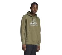 adidas Men's CAMO MODERN Logo Graphic Hoodie, Olive strata, XS