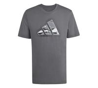 adidas Men's CAMO MODERN Logo Graphic T-Shirt, Grey Five, 4XL Tall