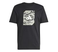 adidas Men's CAMO Shape Graphic T-Shirt, Black, 3XL