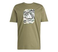 adidas Men's CAMO Shape Graphic T-Shirt, Olive strata, XL