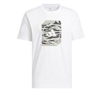 adidas Men's CAMO Shape Graphic T-Shirt, White/Wonder Alumina, 4XL Tall
